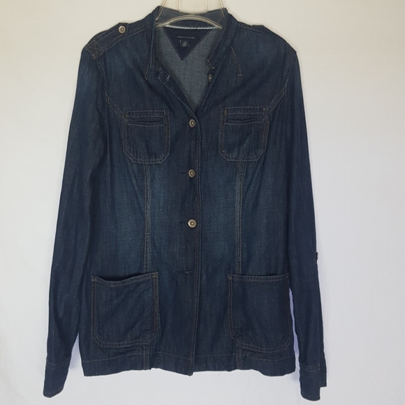 Tommy Hilfiger Blue Jean Denim SZ M - Picture 1 of 7